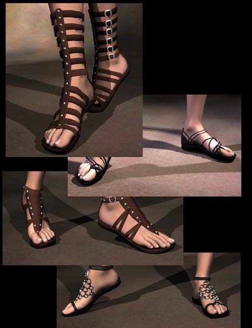 Six Sickle Sandals V4A4