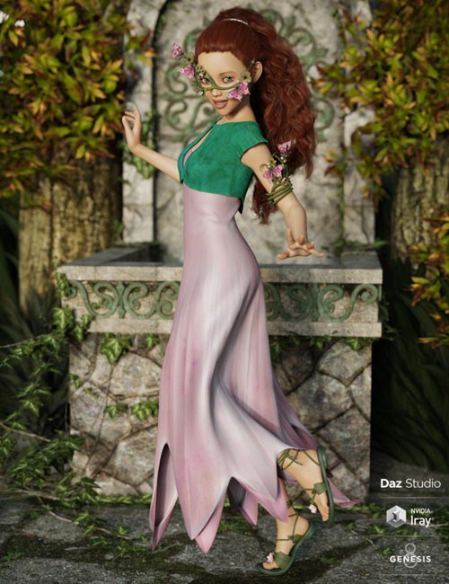 dForce Chrysalis Outfit for Genesis 8 Female(s)