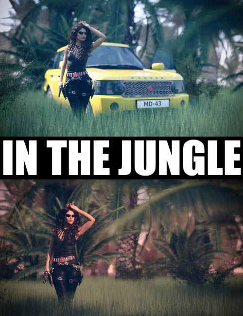 In The Jungle Scene Billboards