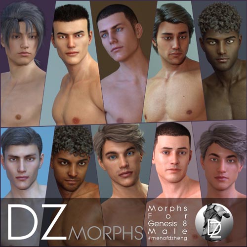 DZ G8M Men Of DZheng Head Morphs