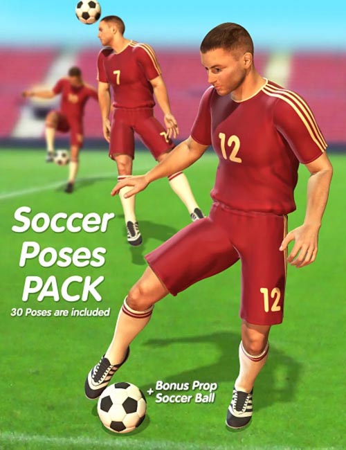 Soccer Poses Pack