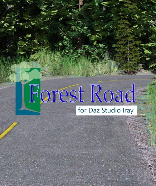 Forest Road for Daz Iray