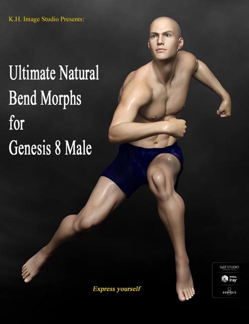 Ultimate Natural Bend Morphs for Genesis 8 Male