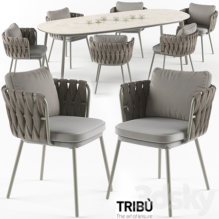Tosca table armchair set