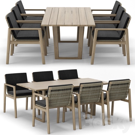 RH Outdoor Mesa table-chair