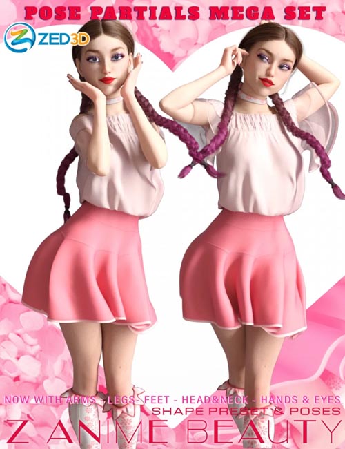 Z Anime Beauty Shape and Pose Mega Set