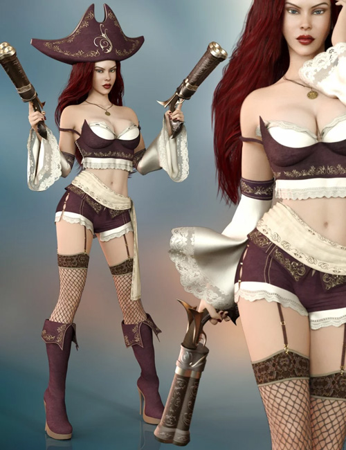 Misfortune Outfit Set for Genesis 8 Female(s)