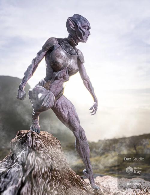 Oumua HD Alien Creature for Genesis 8 Female