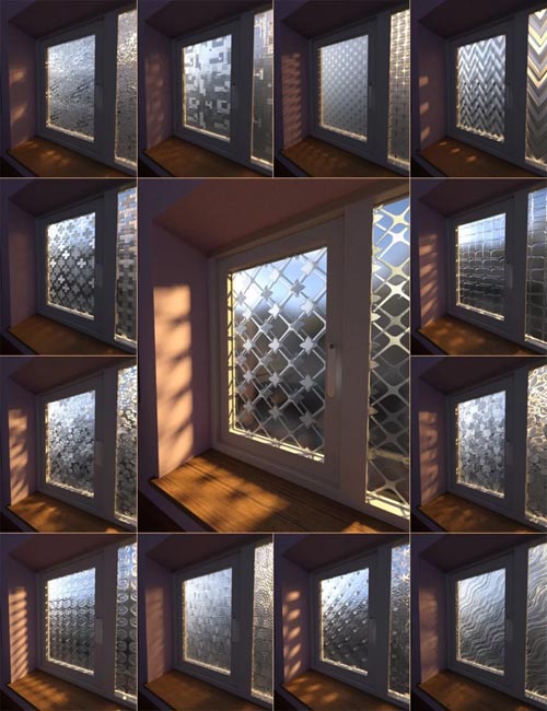 Privacy Glass Iray Shaders