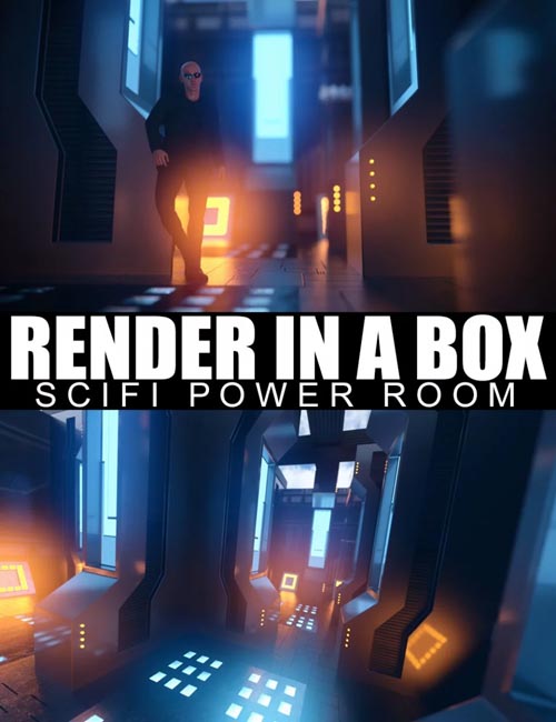 Render In A Box - Scifi Power Room