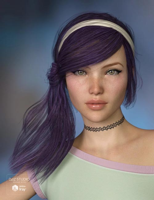 Effa Hair 2 for Genesis 3 and 8 Female(s)
