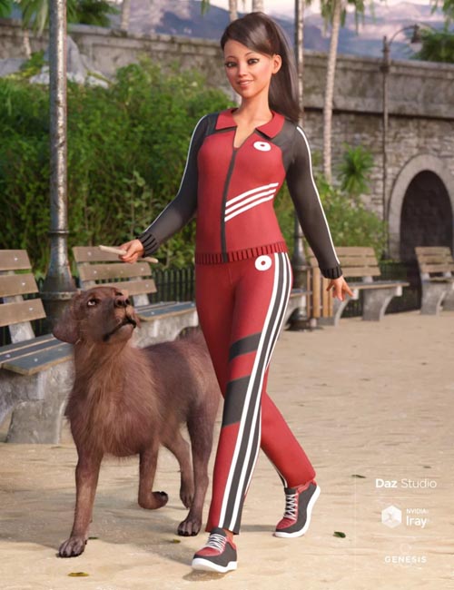 Morning Walk Outfit for Genesis 8 Female(s)