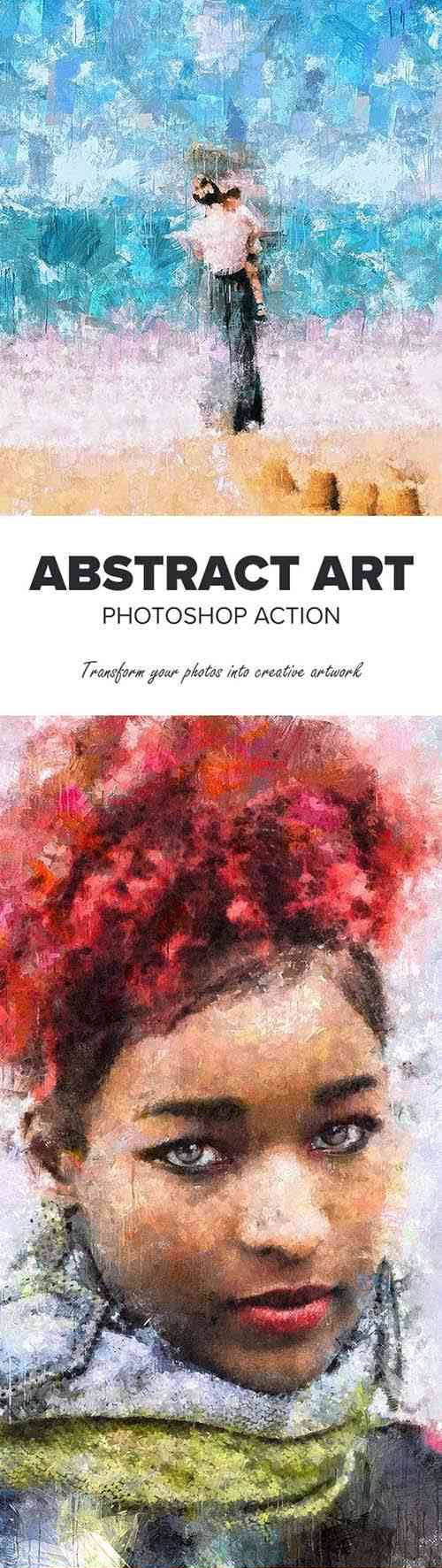 Abstract Art Photoshop Action 25712393