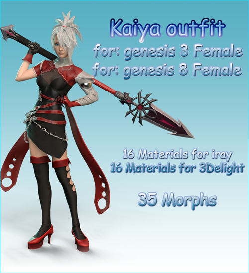 Kaiya outfit for g3f g8f