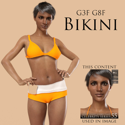 Bikini for Genesis 3 Female and Genesis 8 Female