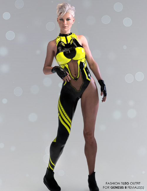 X-Fashion 1Leg Outfit for Genesis 8 Females