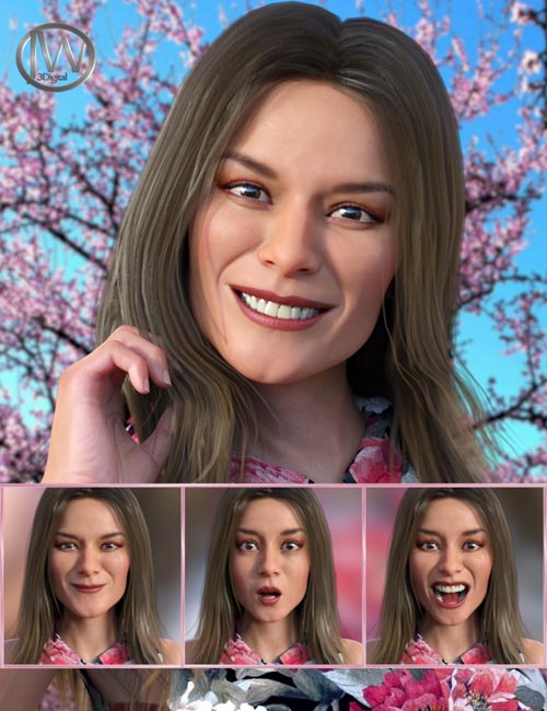 Spirited - Expressions for Genesis 8 Female and Gabriela 8