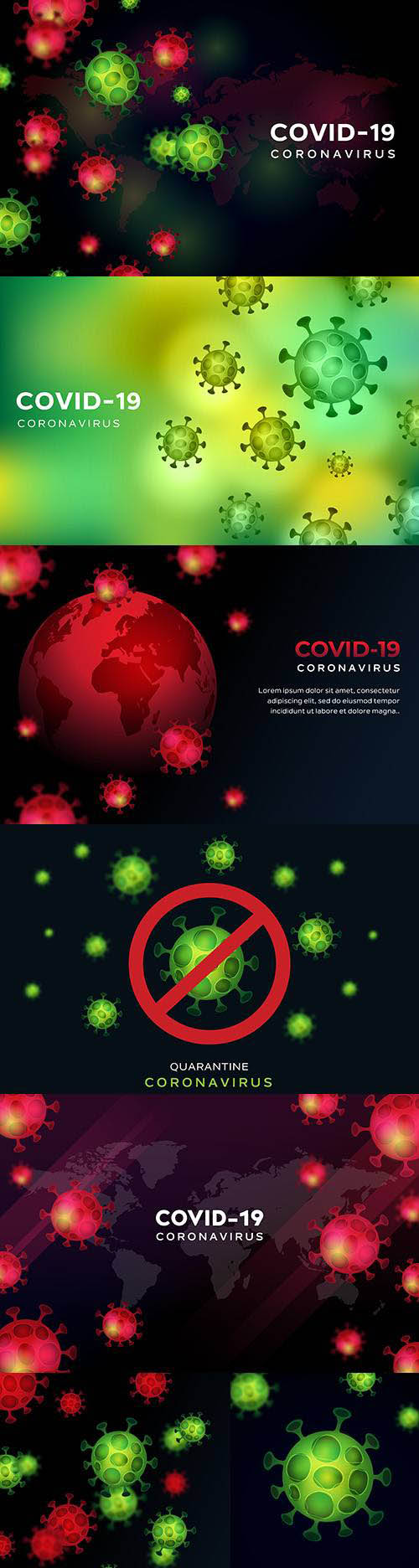 Bacterial infection and coronavirus Covid 19 background