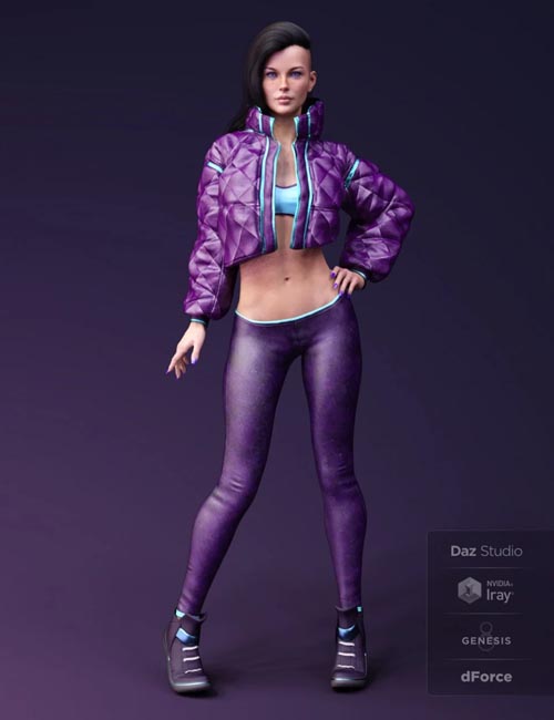X-Fashion Street Dancer Outfit for Genesis 8 Female(s)