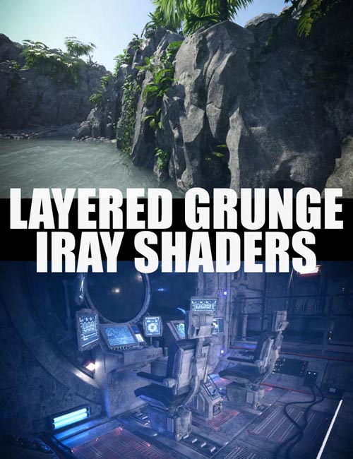 Layered Grunge Iray Shaders