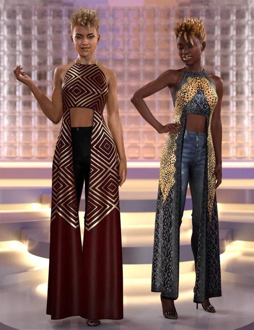 dForce Step it Up Outfit Textures