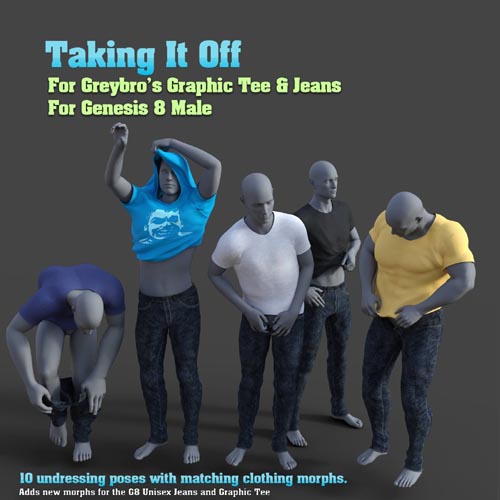 Taking It Off For Greybro's G8 Jeans and Tee Male Edition