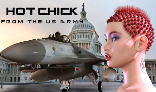 Hot Chick From The US Army For Genesis 8 Female