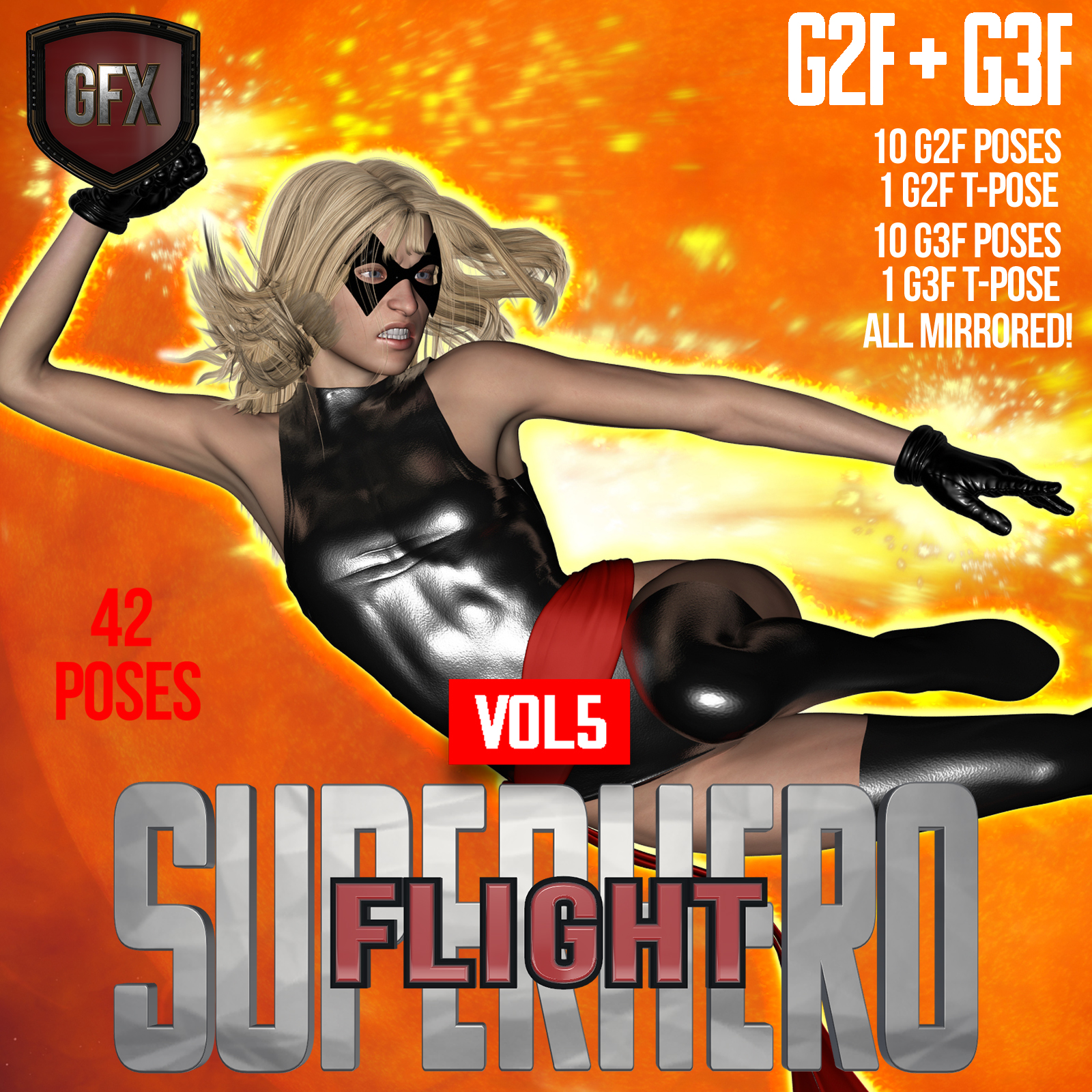 SuperHero Flight for G2F and G3F Volume 5