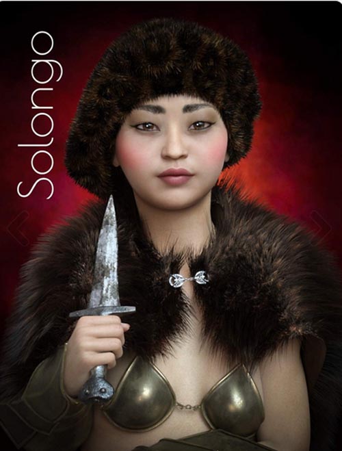 Solongo - A Beautiful Mongolian Female