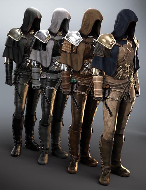 Raven Guild Assassin Outfit Textures