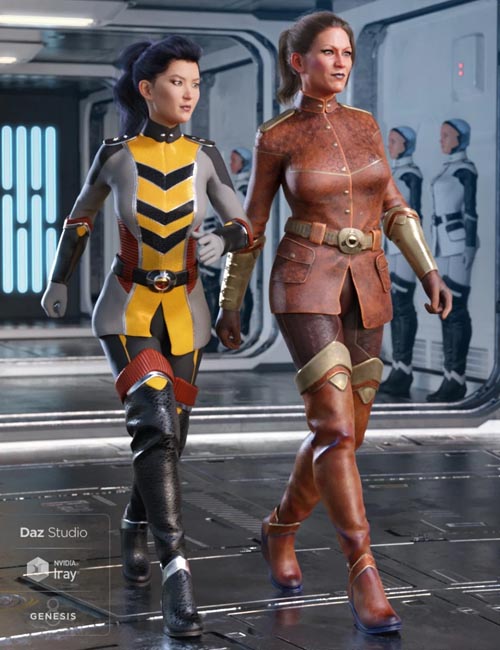Sci-fi Officer Outfit Textures