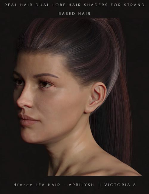 Real Hair Shaders for dForce and Strand-Based Hairs