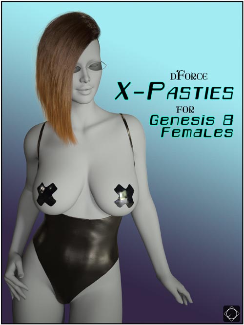 dForce X-Pasties for Genesis 8 Females