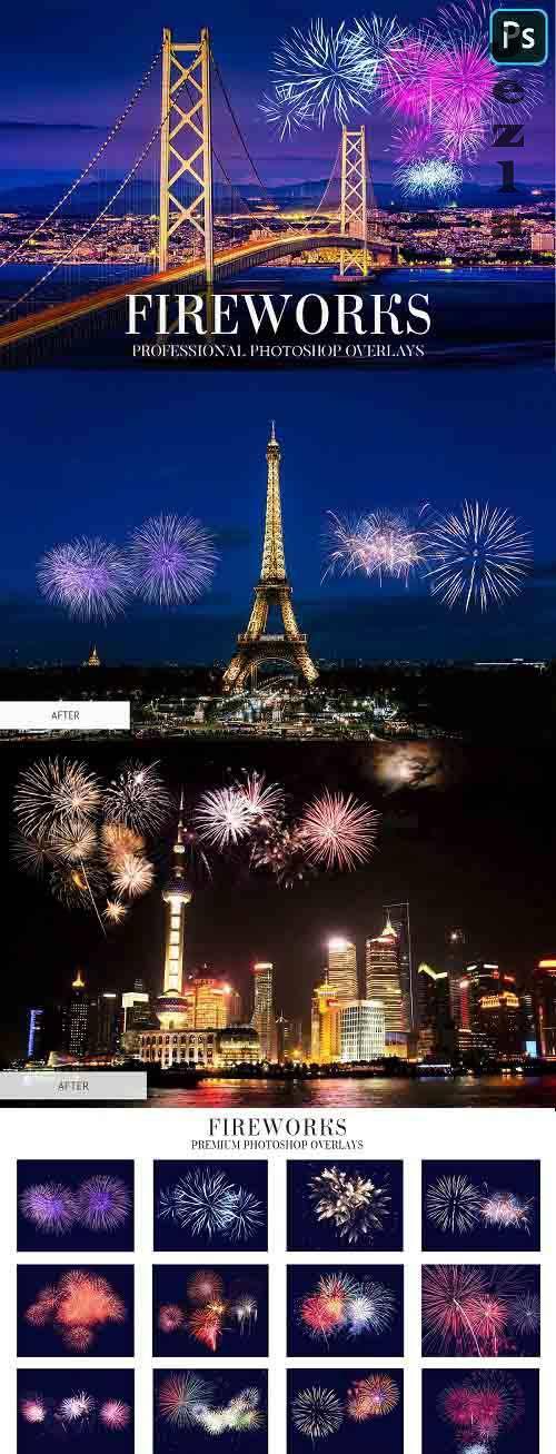 Fireworks Overlays Photoshop - 4936591