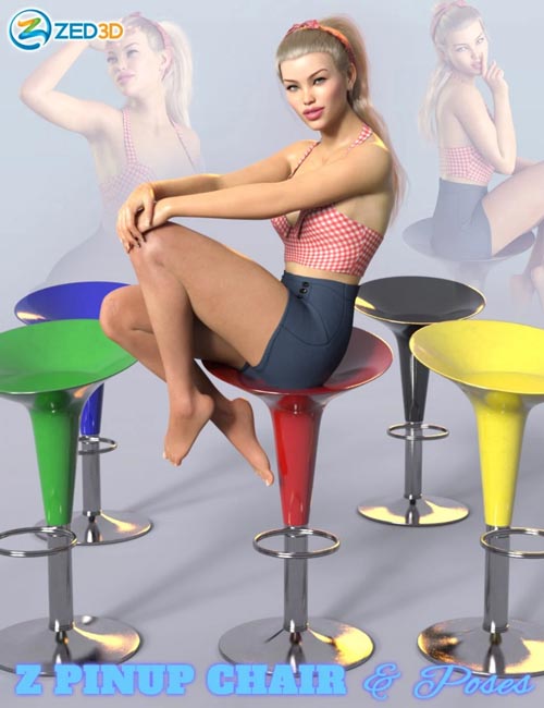 Z Pinup Chair and Poses