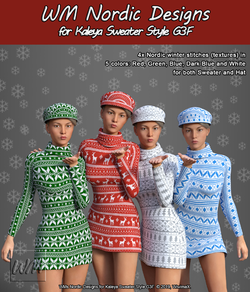 WMs Nordic Designs for Kaleya Sweater Style G3F