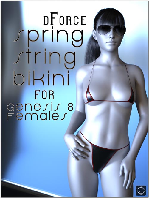dForce Spring String Bikini for Genesis 8 Females