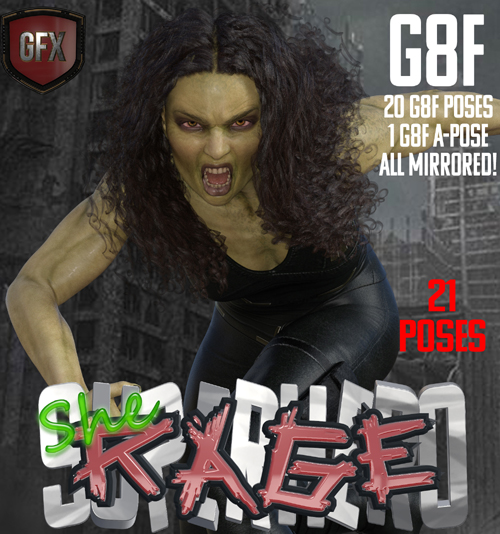 SuperHero She-Rage for G8F Volume 1