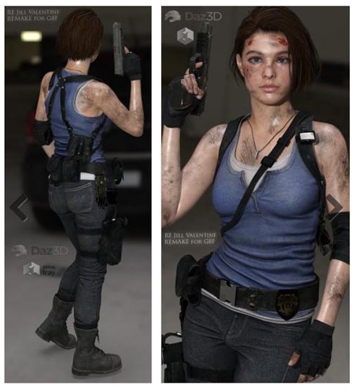 RE Jill Valentine Remake for G8F