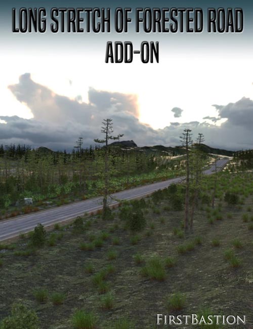 1stB-Long Stretch of Forested Road Add-On