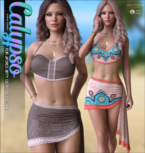 Calypso for dForce Bitty Outfit G8F
