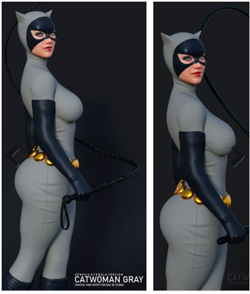 CatWoman GraySuit for G8F