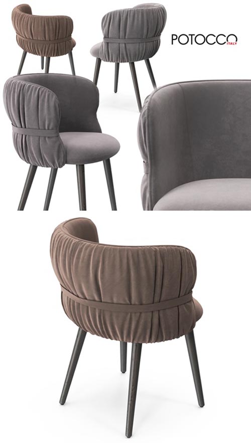 Potocco Coulisse armchair