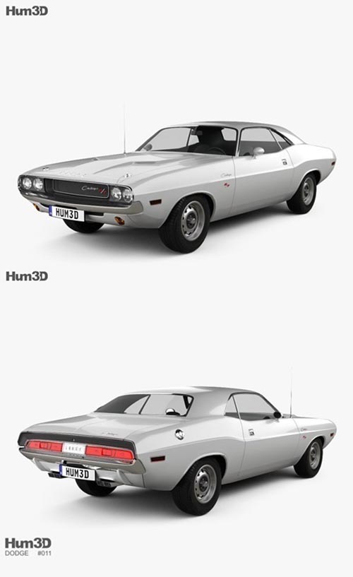 Dodge Challenger 1970 3D model