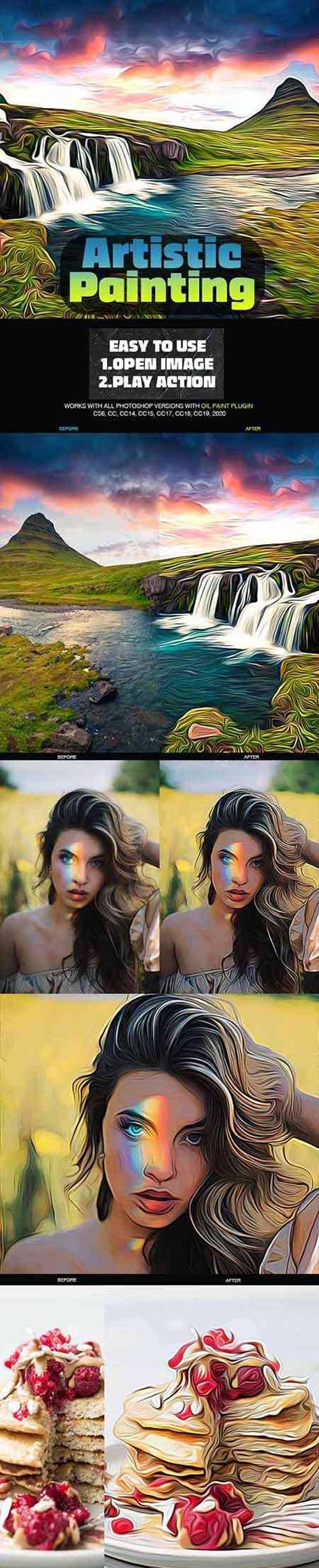 Artistic Painting Photoshop Action 26590064