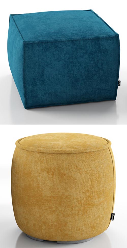 Muffin and Soap ottoman вЂ“ Calligaris