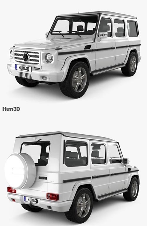 Mercedes-Benz G-class 2011 3D Model