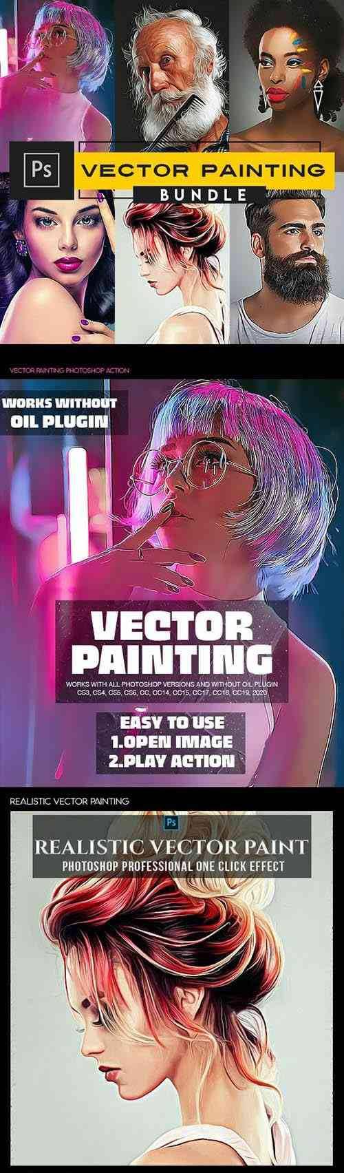 Vector Painting Photoshop Actions 27982210