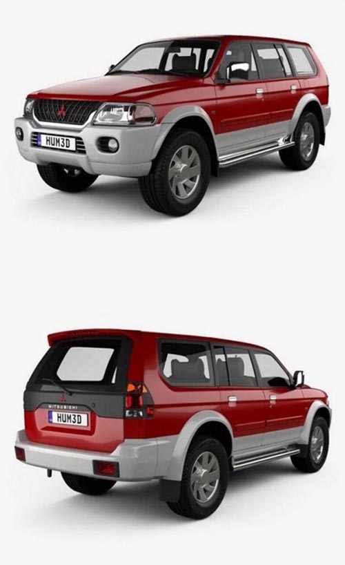 Mitsubishi Pajero Sport 1996 3D model