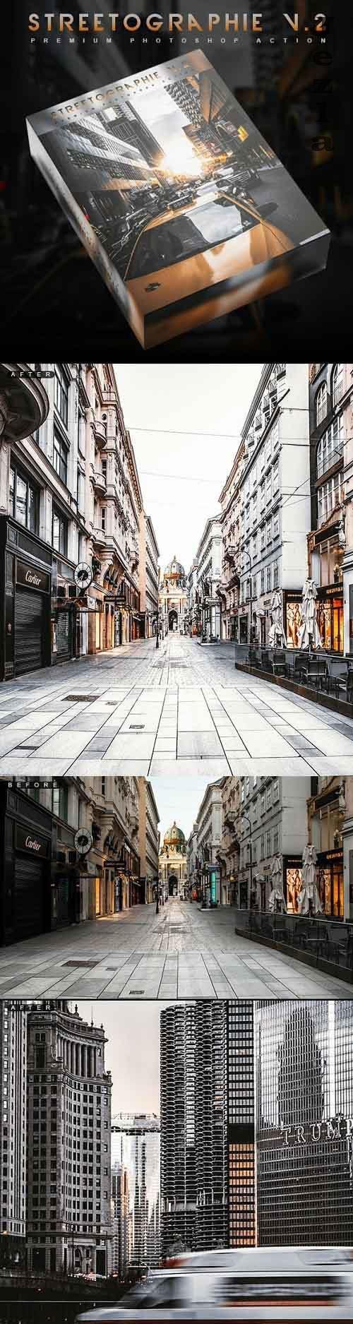 Streetographie V.2 - Premium Photoshop Action 26769090